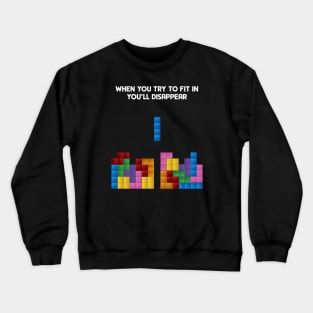 Tetris Fitting In Crewneck Sweatshirt